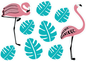 Stickers repositionnables - Flamants