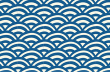 Charger l&#39;image dans la galerie, Papier peint repositionnable - vagues bleues