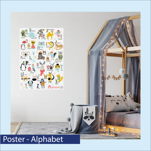 Poster repositionnable - Alphabet
