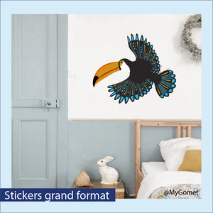 Stickers géants repositionnables - Oiseaux