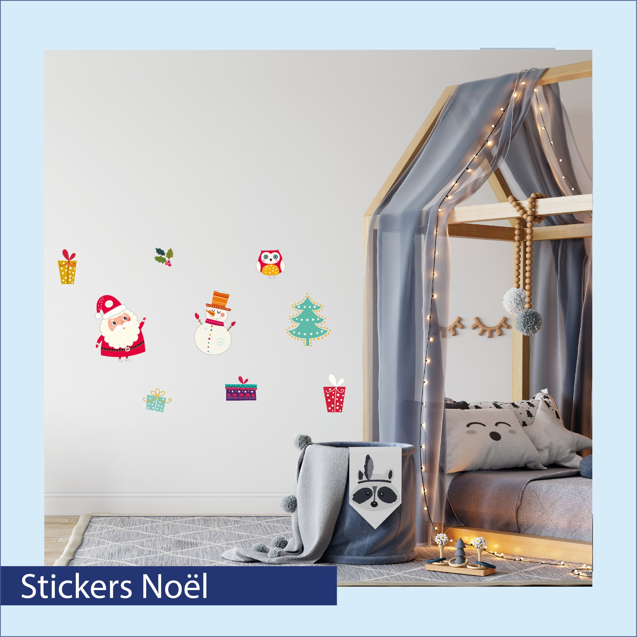 Stickers repositionnables de Noël – mygometshop